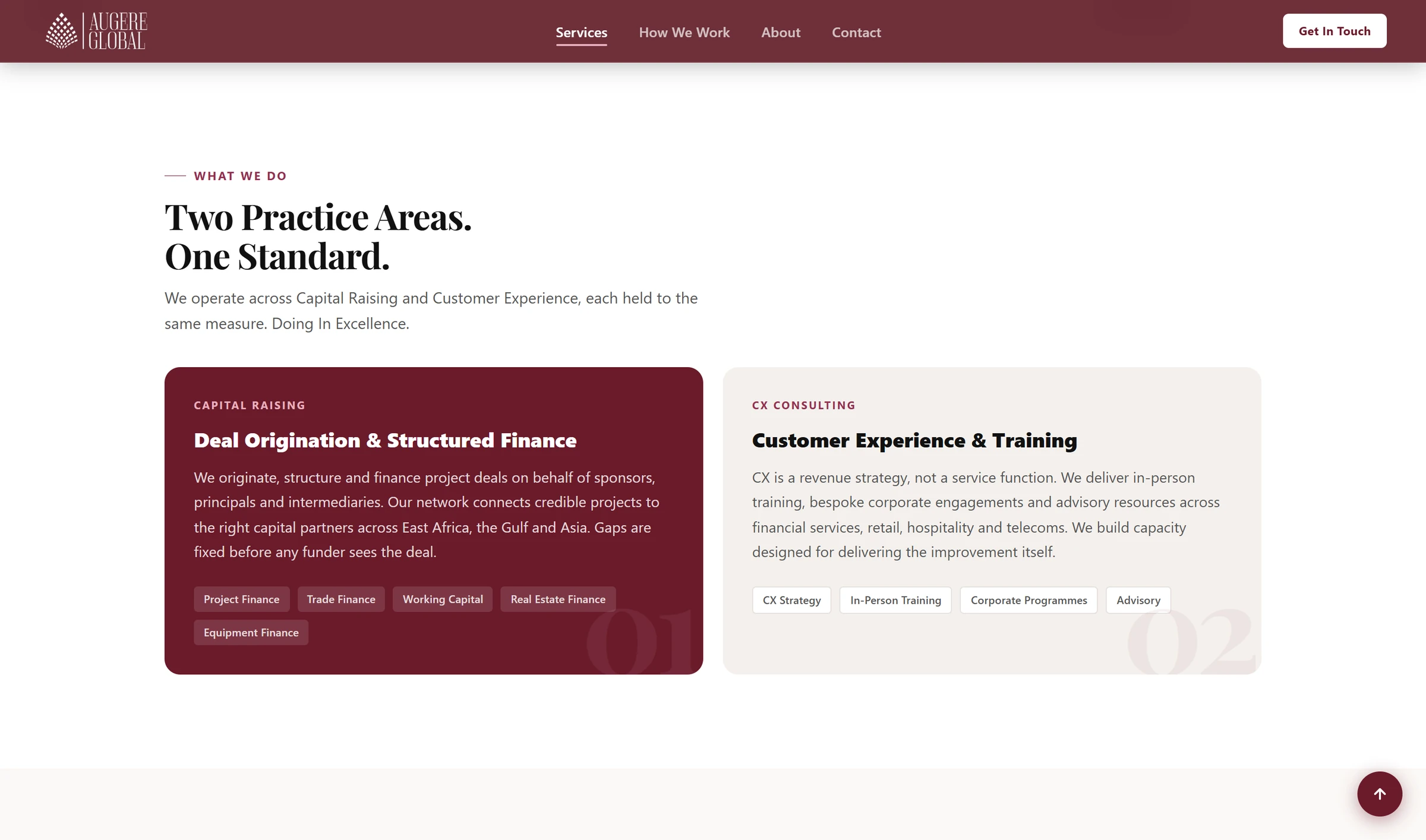 Augere Global · Contact