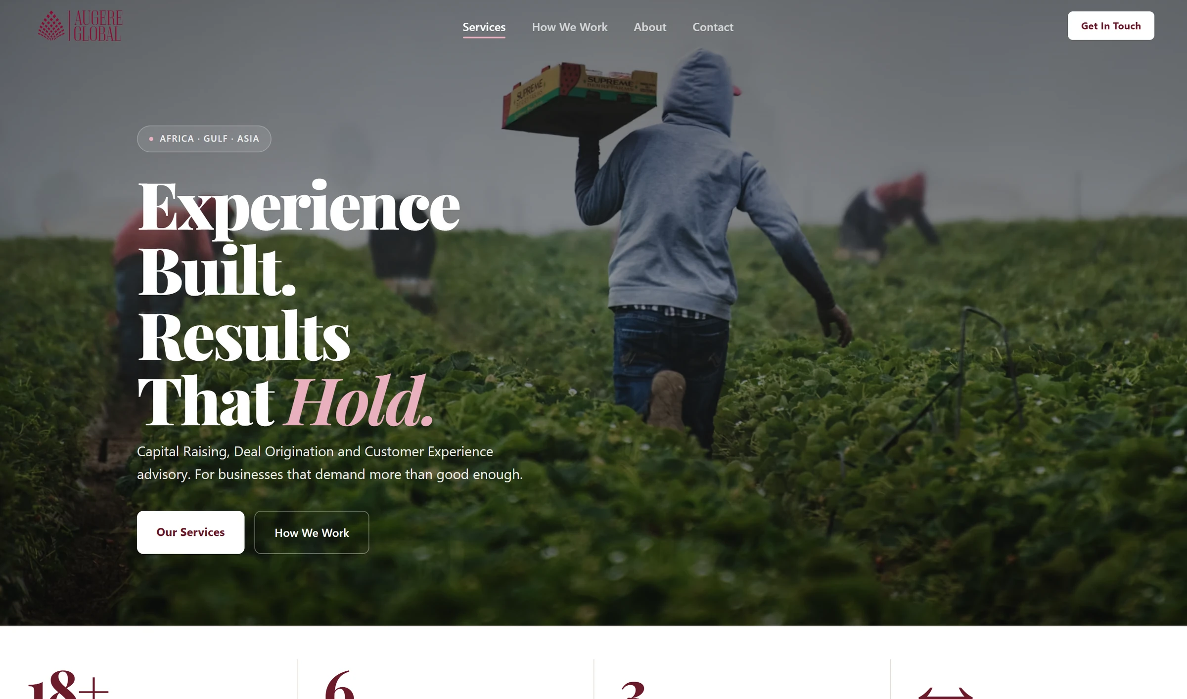Augere Global · Hero