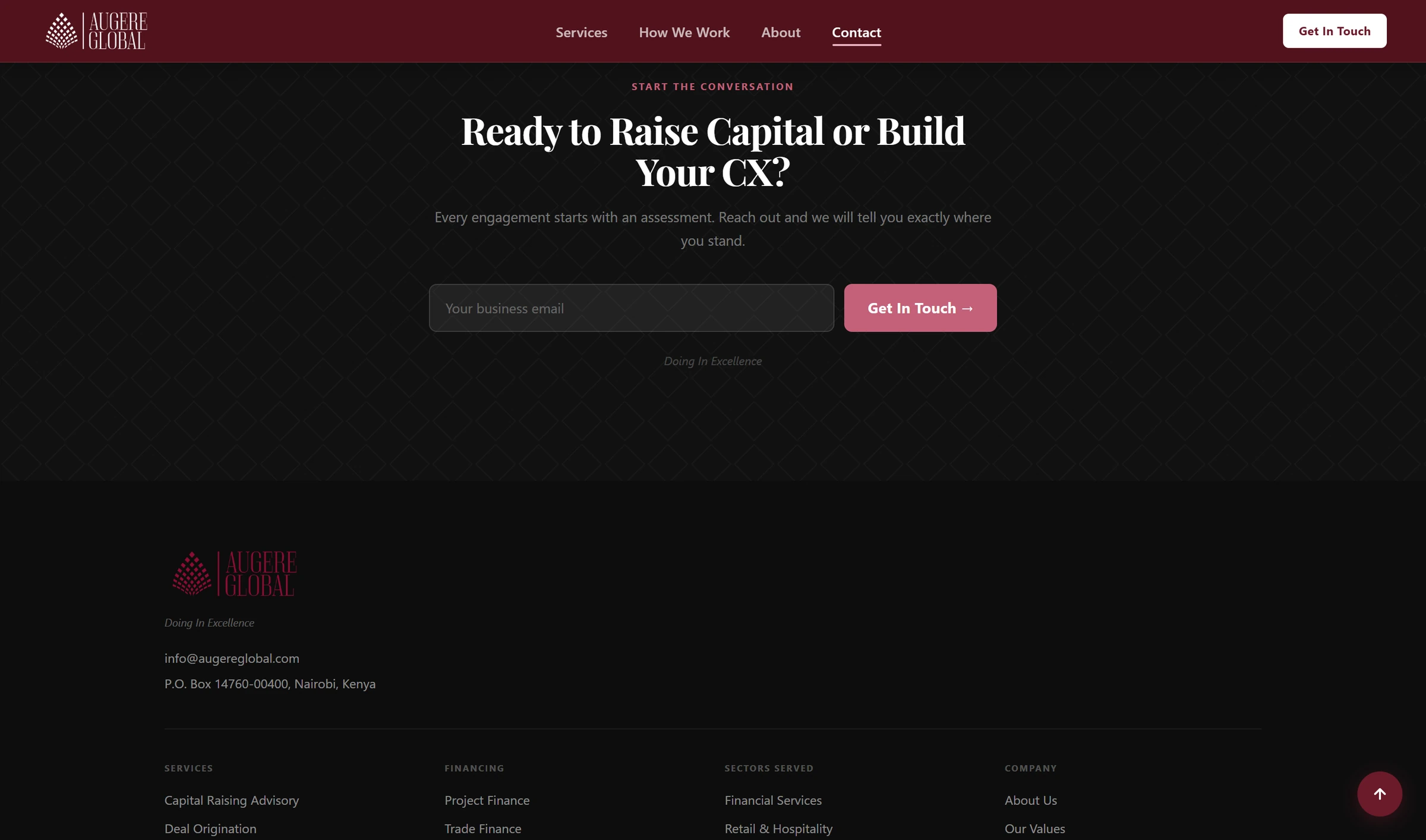 Augere Global, Services